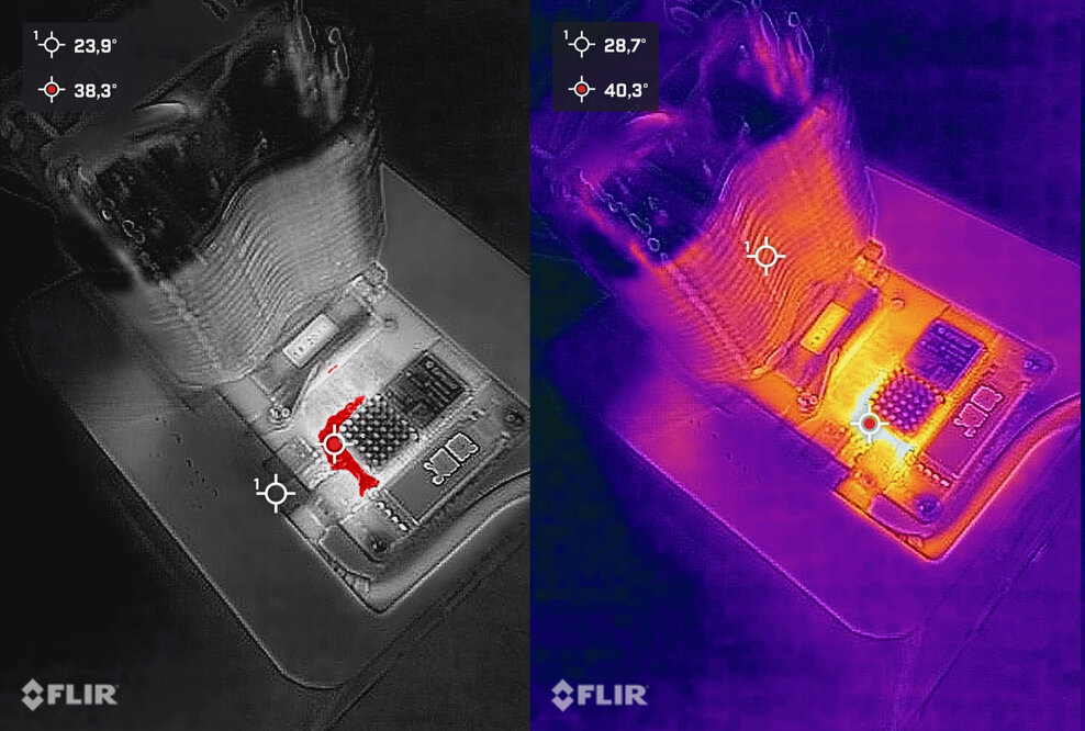 Massive cooper cooler on OC'axe, overclock, Bitaxe Gamma