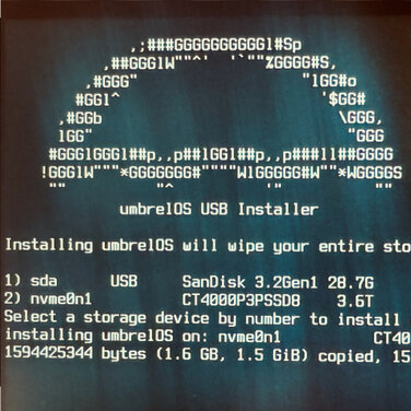 Install UmbrelOS on NUC